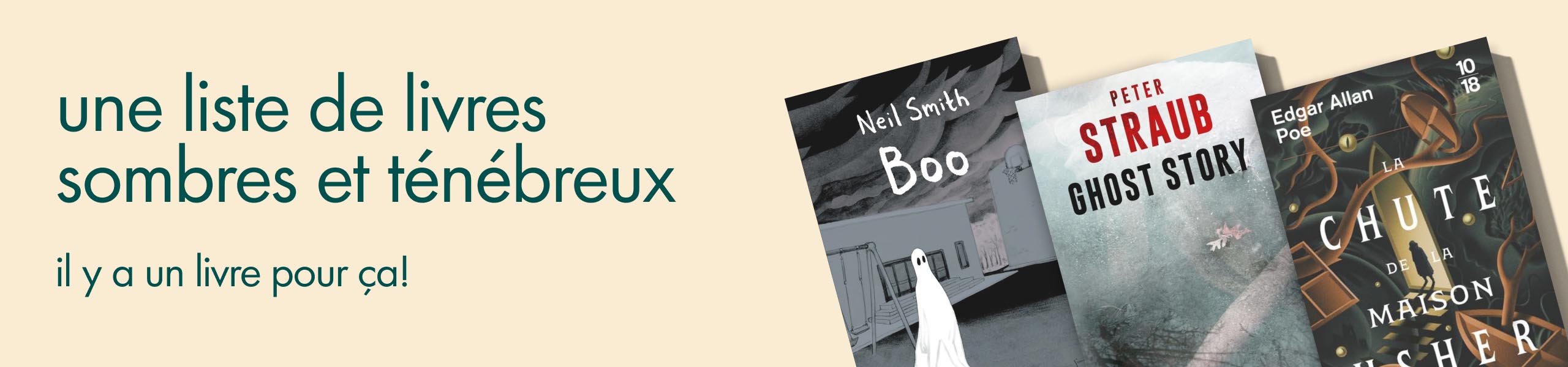 Pour ceux et celles qui sont (toujours) dans leur ère gothique… une liste de livres sombres et ténébreux