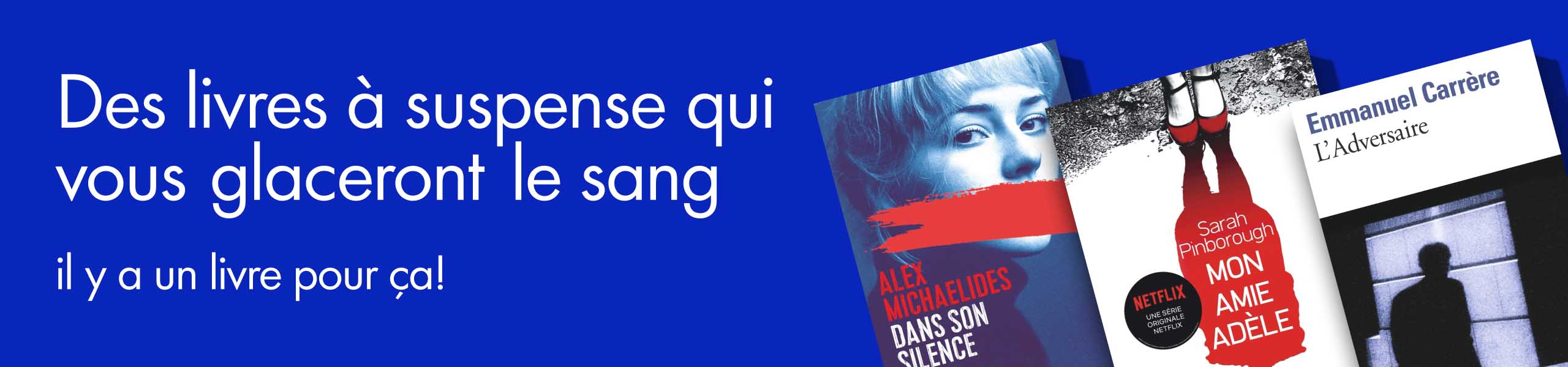 Pour les personnes qui veulent combattre la chaleur ... des livres à suspense qui vous glaceront le sang