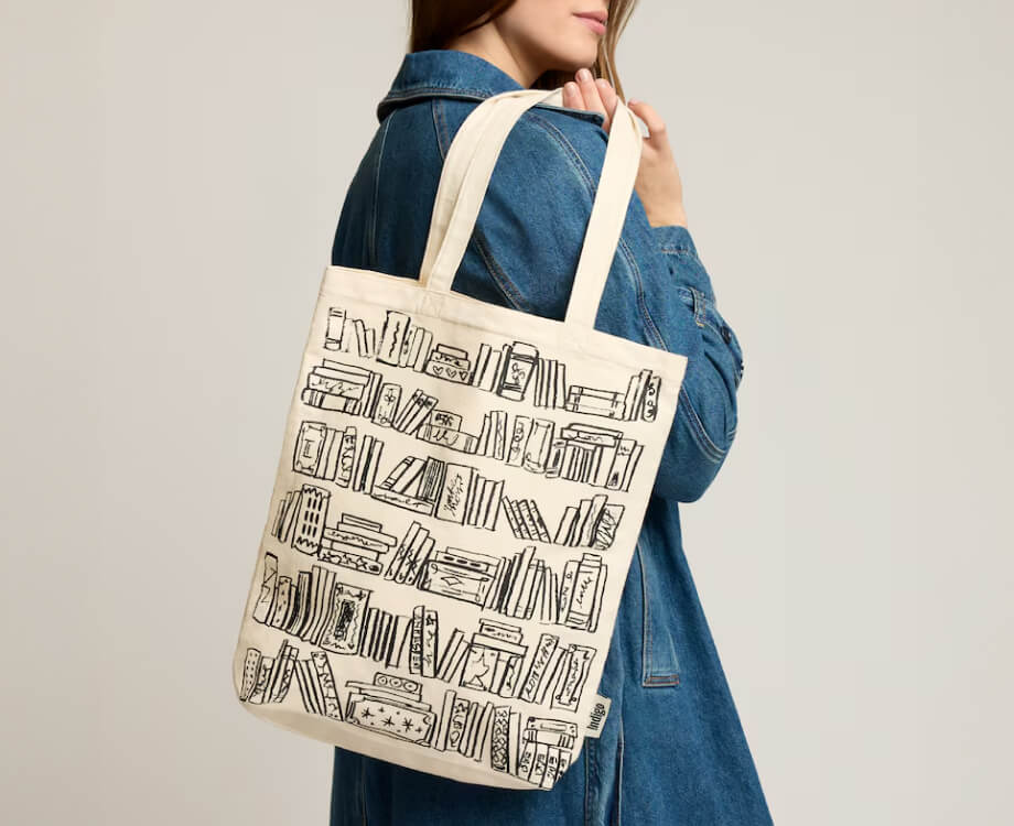 Organic Canvas Tote, Spines