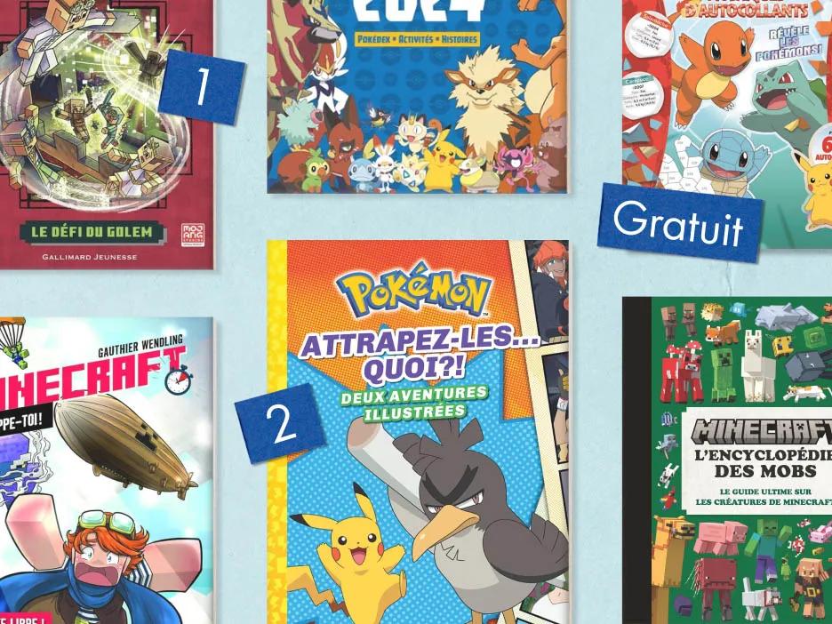 Achetez-en 2, le 3e est gratuit: Choix de livres Pokémon, Minecraft et Dungeons & Dragons                   