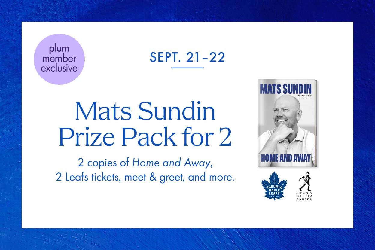 Enter for a chance to win a Mats Sundin Prize Pack for 2.