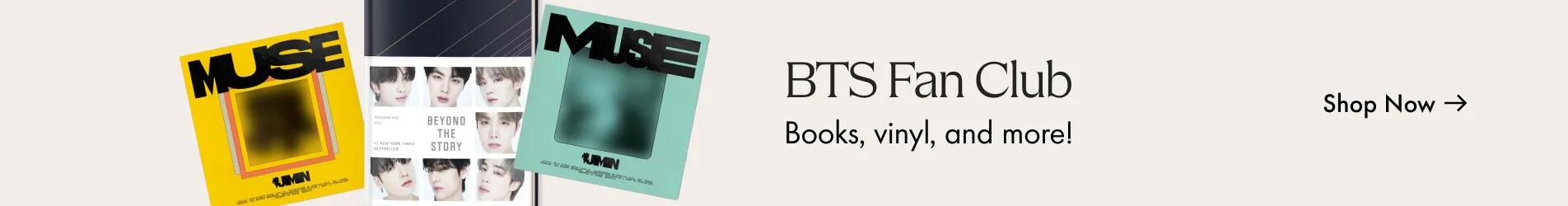 BTS Fan Club Books, vinyl, and more! Shop Now