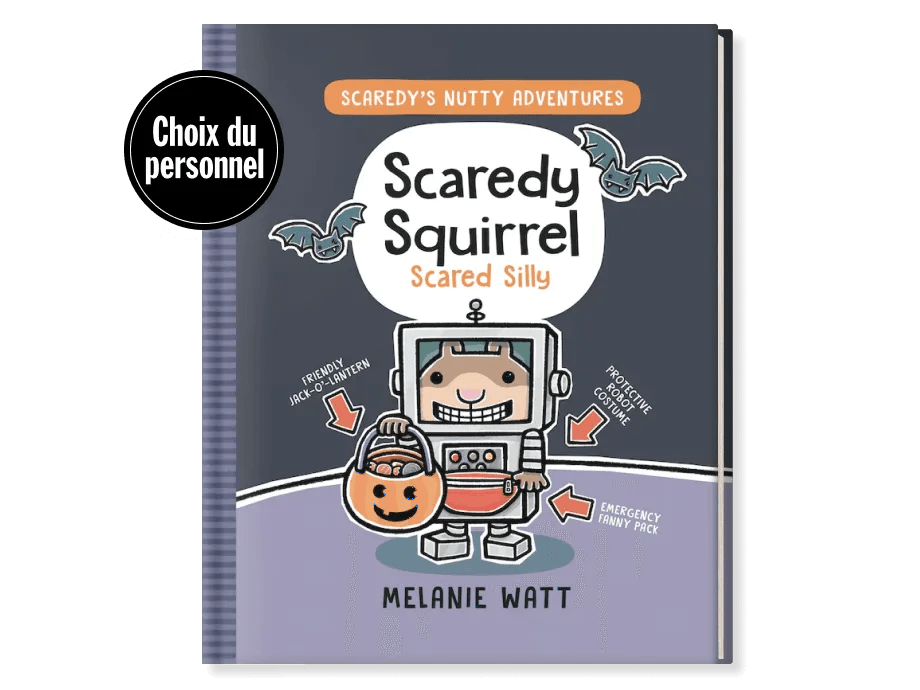 Couverture du livre Scaredy Squirrel Scared Silly